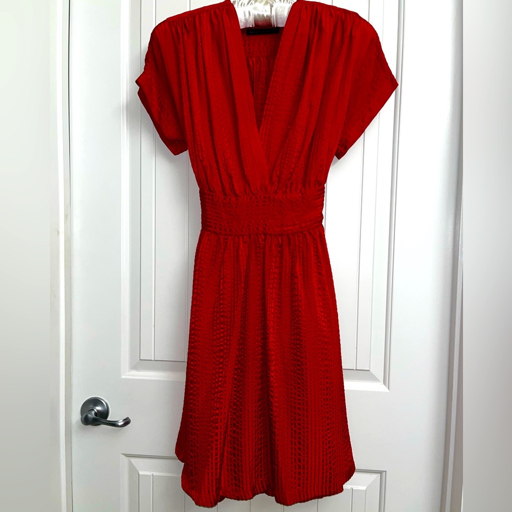 Balenciaga Red Silk Dress, Euro Size 42